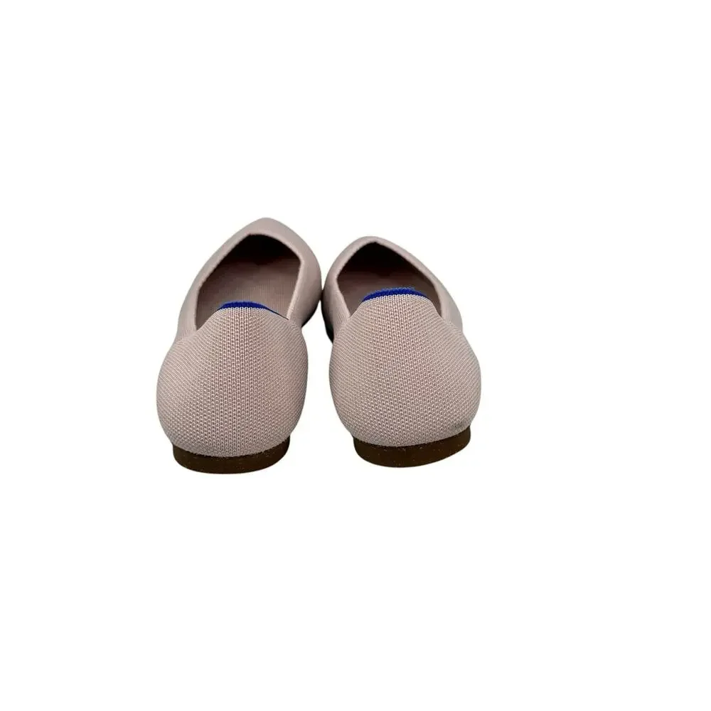 ROTHY’S The Point II Ballet Flat Slip On Comfortable Blush Pink Sz 8.5